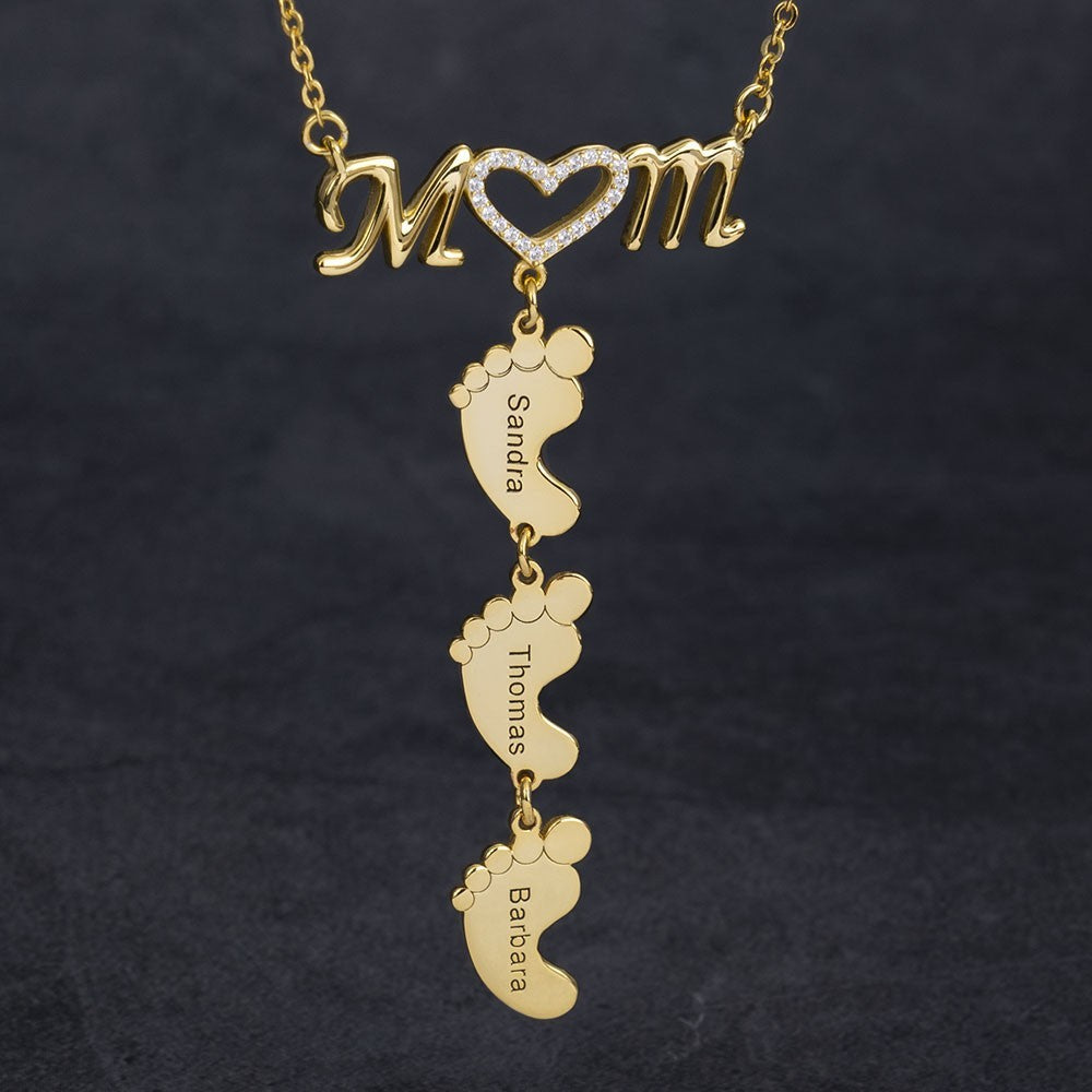 Mama - Ogrlica sa priveskom stopala